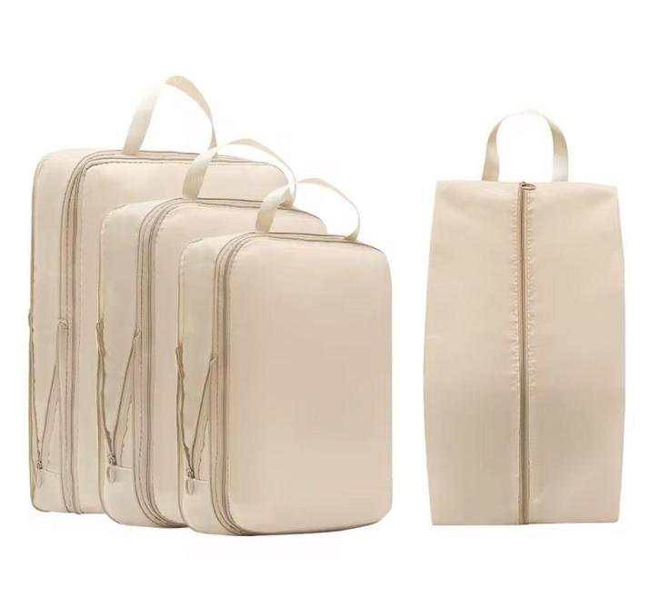 Packing Cubes –Compression –Organizer - 4 delig set- Actie!!, Sieraden, Tassen en Uiterlijk, Overige Accessoires, Nieuw, Verzenden