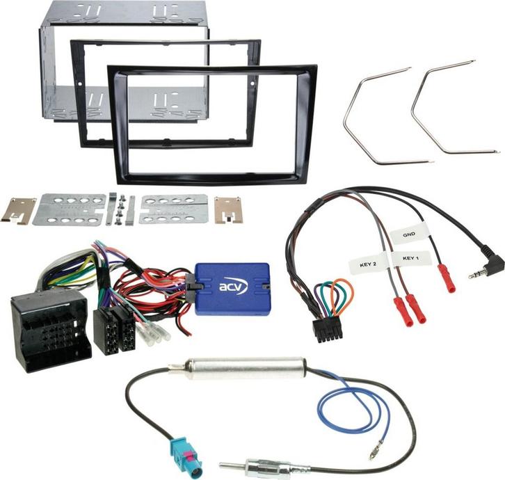 2-DIN Kit Opel Corsa D piano-Zwart, Auto diversen, Autoradio's, Verzenden