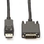 DisplayPort naar DVI kabel | 2 meter (DVI-D, Full HD), Verzenden, Nieuw