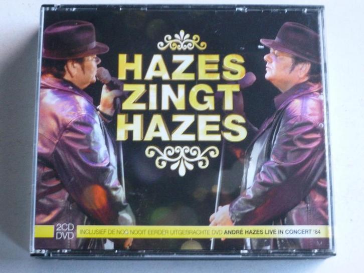 Andre Hazes - Hazes zingt Hazes (2 CD + DVD), Cd's en Dvd's, Cd's | Nederlandstalig, Zo goed als nieuw, Verzenden