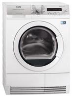 AEG T76785NIH - Warmtepompdroger - 8 kg - 66 dB -, Ophalen of Verzenden, Zo goed als nieuw, Voorlader, 85 tot 90 cm