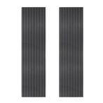 Akoestische Wandpanelen met Lamellen x 2  Grijs Modern Luxe, Verzenden, Nieuw