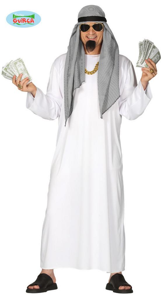 Arabische Olie Sjeik Kostuum Man, Kleding | Heren, Carnavalskleding en Feestkleding, Nieuw, Ophalen of Verzenden