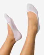 HEMA Dames footies extra zacht - 2 paar wit, Kleding | Dames, Sokken en Kousen, Verzenden, Nieuw, Wit