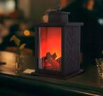 LED lantaarn - Flame effect - Met timer - Op batterijen, Ophalen of Verzenden, Nieuw