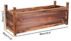 Houten Raam Plantenbak - Mini Tuinbed Bloemen/Groenten, Verzenden, Nieuw
