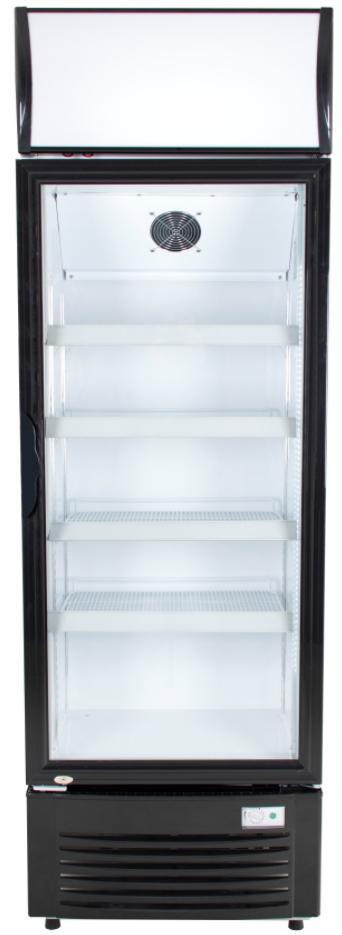 Koelkast | Zwart | 60x62x(h)188 cm | 300 L | No-Frost, Zakelijke goederen, Horeca | Keukenapparatuur, Verzenden