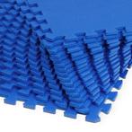 Vloerbescherming - Puzzelmat 32-delig Blauw afmeting 180x..., Hobby en Vrije tijd, Denksport en Puzzels, Verzenden, Nieuw