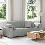vidaXL Bank met kussen Wolken grijs 219 x 77 x 82 cm Stof, Huis en Inrichting, Banken | Bankstellen, Verzenden, Nieuw, Stof, Minder dan 150 cm