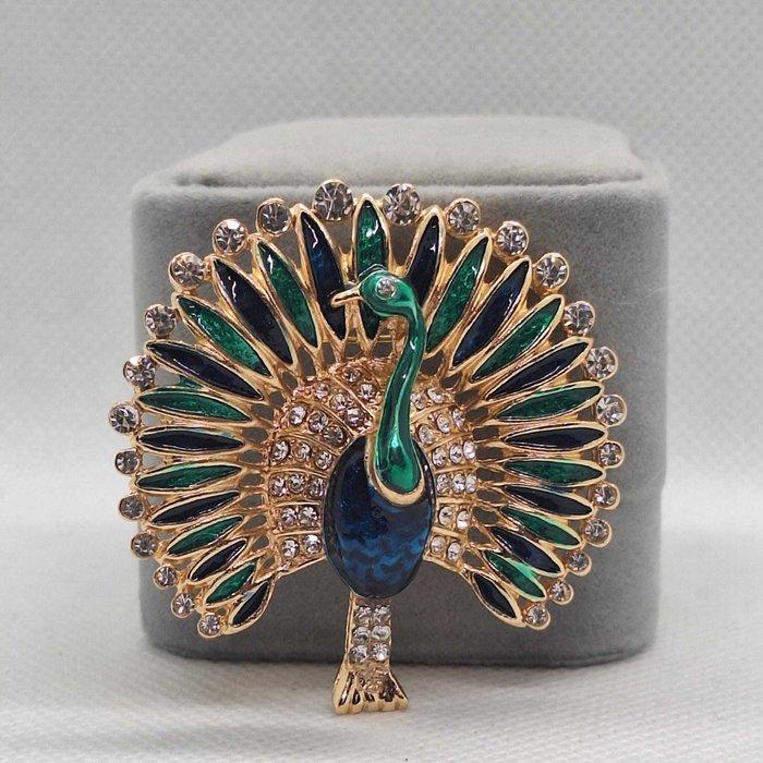 Zonder Minimumprijs - Broche Argento 925. - Pavone., Sieraden, Tassen en Uiterlijk, Antieke sieraden