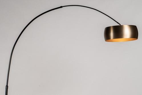 Rietveld Vloerlampen - Zwart, Goud - Metaal, Huis en Inrichting, Lampen | Vloerlampen, Verzenden
