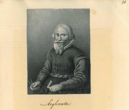 Portrait of Jan Adriaanszoon Leeghwater, Antiek en Kunst, Kunst | Etsen en Gravures