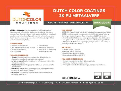 DCC 2K PU Topcoat - Hoogglans 10L, Doe-het-zelf en Verbouw, Verf, Beits en Lak, Verf, Overige kleuren, Nieuw, 5 tot 10 liter, Verzenden