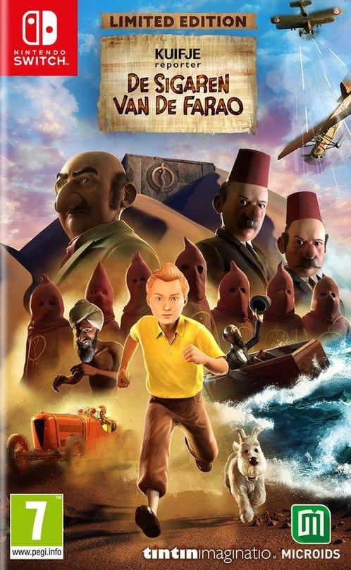 Tintin Reporter Cigars of the Pharaoh-Limited Edition (NSW), Spelcomputers en Games, Games | Nintendo Switch, Nieuw, Ophalen of Verzenden