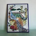 Tegel - Tunesisch keramisch wandpaneel – 12 met de hand