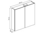 Allibert Spiegelkast | VDE | 80 cm, Verzenden, Nieuw