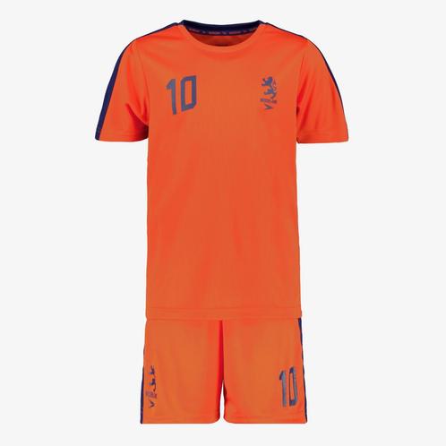 Dutchy tweedelig kinder sport set oranje blauw maat 134/140, Diversen, Overige Diversen, Nieuw, Verzenden