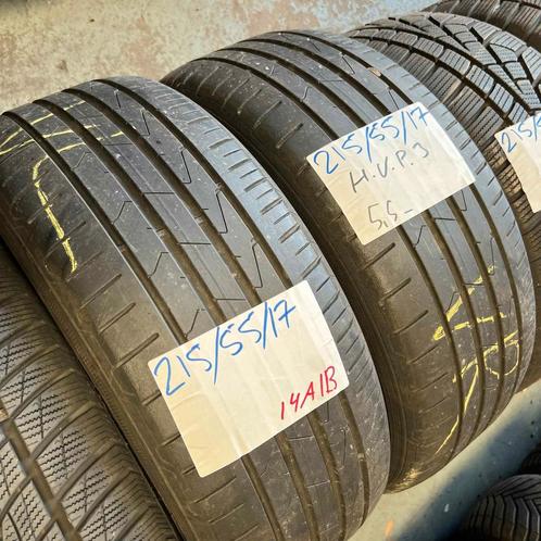 2 x Hankook Ventus Prime 3 215-55-17 Zomerbanden 5,5mm, Auto-onderdelen, Banden en Velgen, 17 inch, Zomerbanden, 215 mm, Personenwagen