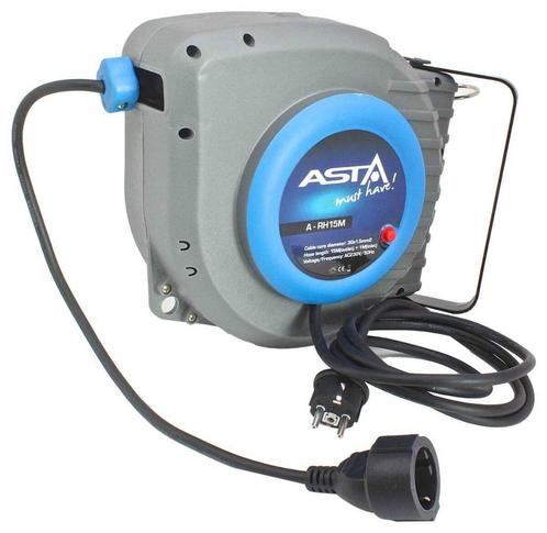 230 Volt Stroomhaspel 15 Meter X 1.5mm2 - Kabelhaspel Automa, Auto-onderdelen, Elektronica en Kabels, Nieuw, Universele onderdelen