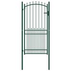 Stalen Tuinpoort met Speerpunten - tweedekansje - Veilig..., Met poort, Nieuw, Ophalen of Verzenden, Tuinhek