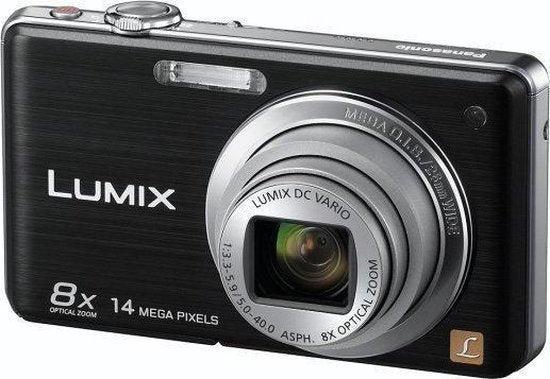 Panasonic Lumix DMC-FS30 Digitale Compact Camera - Zwart (In, Audio, Tv en Foto, Fotocamera's Digitaal, Zo goed als nieuw, Verzenden