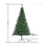 2dekans | Casaria Kerstboom 150 cm PVC - Metalen Voet –, Diversen, Kerst, Ophalen of Verzenden, Zo goed als nieuw