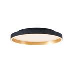 Design plafondlamp zwart met goud 60cm incl. LED 3-way, Nieuw, Design