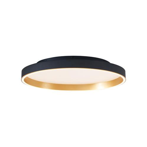 Design plafondlamp zwart met goud 60cm incl. LED 3-way, Huis en Inrichting, Lampen | Plafondlampen, Nieuw