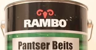 Rambo Pantserbeits Dekkend - 750ml - Gebroken wit 1102, Doe-het-zelf en Verbouw, Verf, Beits en Lak, Nieuw, Verzenden