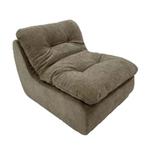 *WOONWINKEL* Lichtbruine Lounge Fauteuil Retro, Huis en Inrichting, Fauteuils, Verzenden, Nieuw, Stof