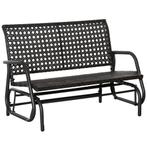 TRUUSK Polyrattan Schommelbank 2-zits Voor Terras & Tuin, Lo, Verzenden, Nieuw