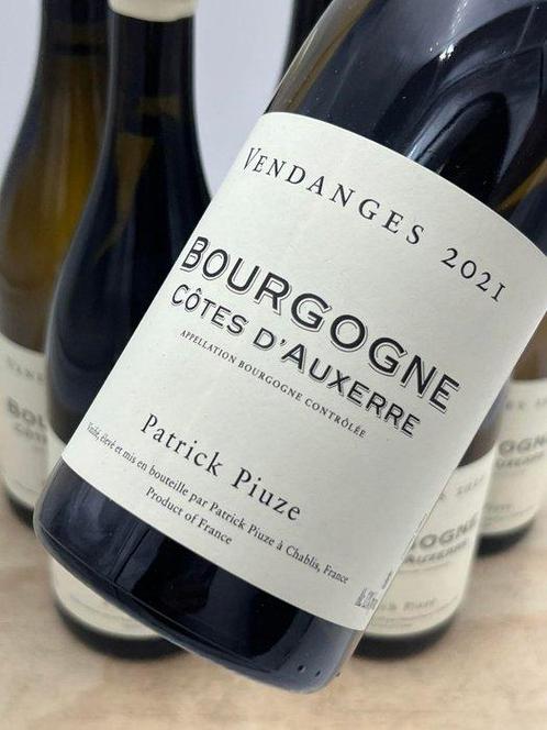 2021 Patrick Piuze Bourgogne Cotes DAuxerre - Bourgogne - 6, Verzamelen, Wijnen
