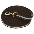 MM Eurotool Longeerlijn - 8 meter - Softgrip - Bruin/Lich..., Dieren en Toebehoren, Ophalen of Verzenden, Nieuw