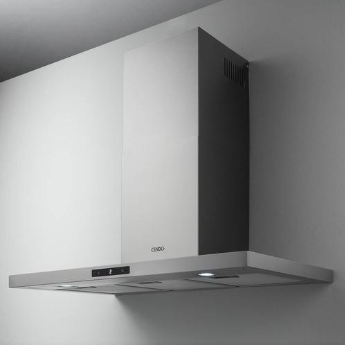 Afzuigkap RVS | 90 cm | SlimLine | KR5490EPDR, Witgoed en Apparatuur, Afzuigkappen, Inbouw, 600 tot 800 m³ per uur, Motor, Recirculatie