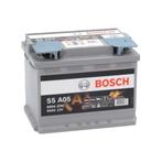 Bosch Auto accu AGM 12 volt 60 ah Type S5A05, Auto-onderdelen, Accu's en Toebehoren, Ophalen of Verzenden, Nieuw