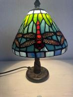 Tafellamp - Glas-in-lood - Tiffany-stijl libelle, Antiek en Kunst
