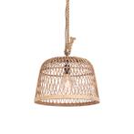 Landelijke hanglamp rotan - Calamus, Huis en Inrichting, Lampen | Hanglampen, Nieuw, Overige materialen, Landelijk / Rustiek, 75 cm of meer