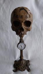 Ried Gould - sculptuur, Mémento Mori Vanité porte montre, Antiek en Kunst