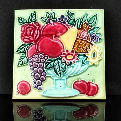 Tegel - Art Nouveau Japanese Tile - 1920-1930, Antiek en Kunst, Antiek | Glas en Kristal