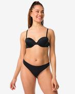 HEMA Damesstring naadloos micro zwart, Verzenden, Zwart