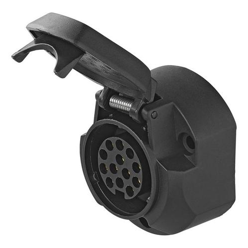 ProPlus Stekkerdoos - 13-polig - PVC - Jaeger type - zwart, Auto diversen, Aanhangwagen-onderdelen, Nieuw, Ophalen of Verzenden