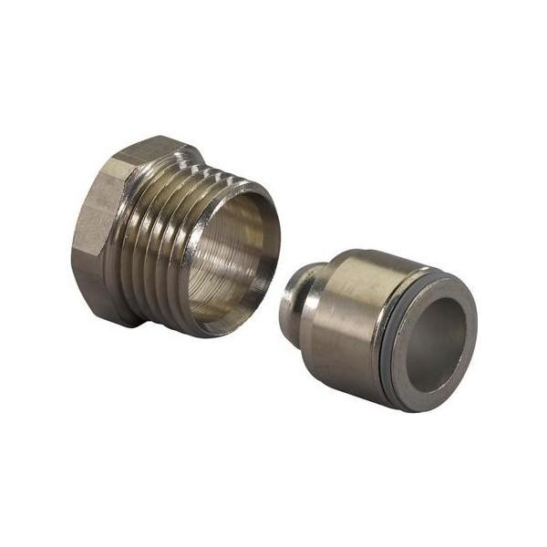 Heimeier Knelset Alu/Pex - 1/2 voor buis 16mm, Doe-het-zelf en Verbouw, Verwarming en Radiatoren, Verzenden