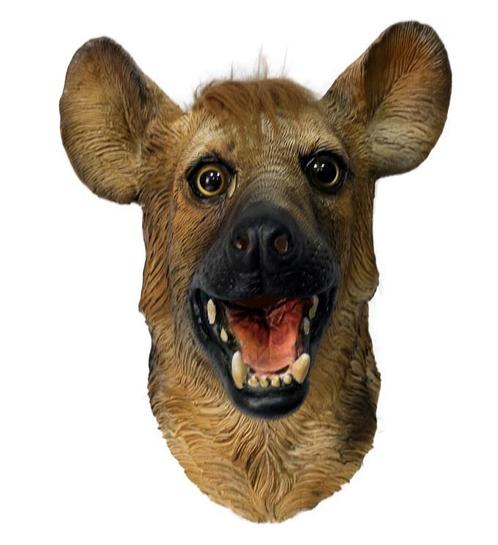 Hyena masker Deluxe, Hobby en Vrije tijd, Feestartikelen, Nieuw, Verzenden