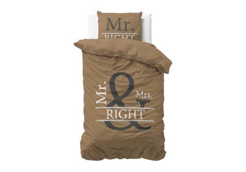 Dreamhouse Pure Mr and Mrs Right 2 Taupe, Huis en Inrichting, Slaapkamer | Beddengoed