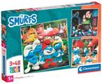 Smurfen Puzzel (3x48 stukjes) | Clementoni - Puzzels, Kinderen en Baby's, Speelgoed | Kinderpuzzels, Verzenden, Nieuw
