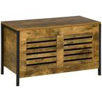 TRUUSK Houten Kist In Industrieel Design, Dressoir, Lamellen, Verzenden, Nieuw