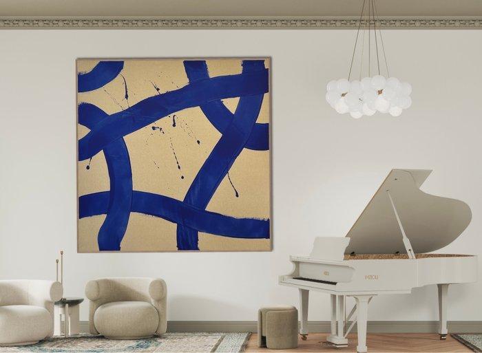 Stefanie Raus - Blue 1051 XXL, Antiek en Kunst, Kunst | Schilderijen | Modern