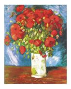 Kunstdruk Vincent Van Gogh - Poppies 40x50cm, Verzenden, Nieuw