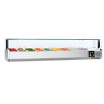 GGM Gastro | Opzetkoelvitrine PREMIUM met LED-verlichting -, Verzenden