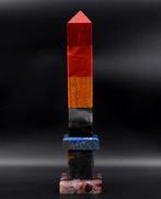 Red Jasper, Orange Aventurine, Yellow Jasper, Green Jade,